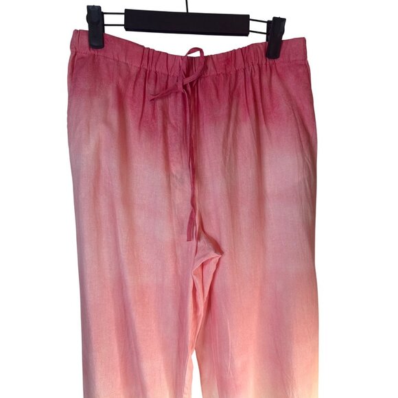 2/$30 ZARA Medium Womens Ombré Linen Blend Pants - Picture 8 of 13
